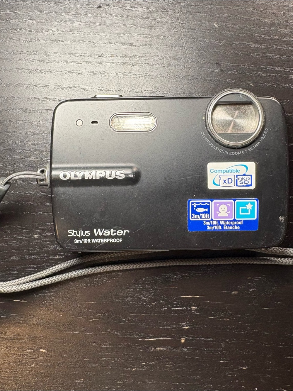 Olympus Stylus Water Digital Camera - Black